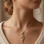 925 Sterling Silver Designer Pendant with Chain for Women